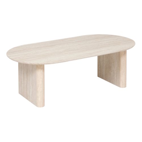 Table basse ANAYA Effet travertin