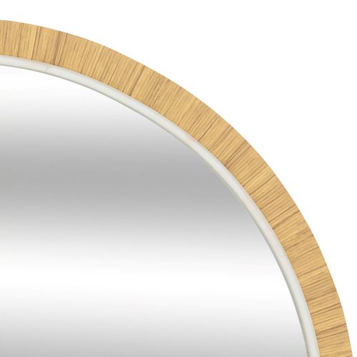 Miroir arche H75 cm THEA Marron clair / Marron foncé vue détaillée