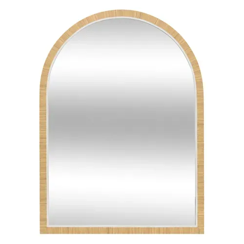 Miroir arche H75 cm THEA Marron clair / Marron foncé