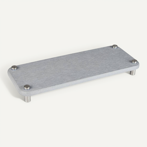 Tapis En Diatomite Gris 28x11cm
