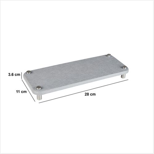 Tapis En Diatomite Gris 28x11cm