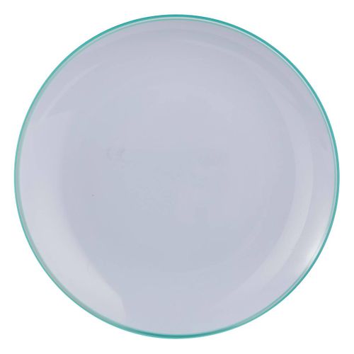 Assiette "square" Vert Menthe 25cm
