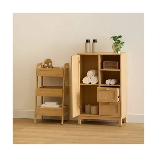 Meuble De Rangement Cane 2 Tiroirs 1 Porte 5five