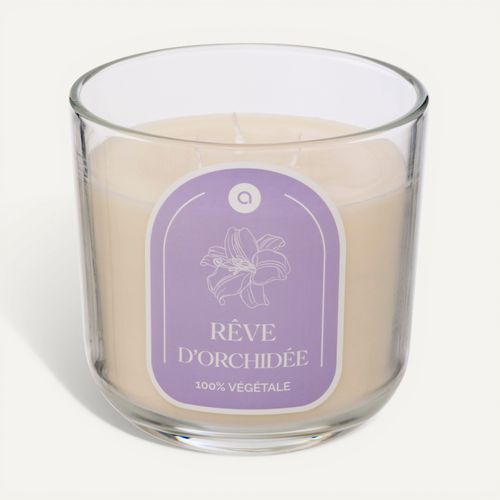 Bougie 610 g FLOA Orchidée vue de face