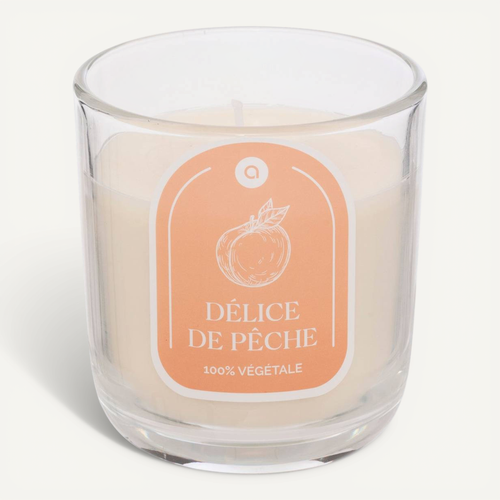 Bougie Parfumée " Floa" Pêche 210g