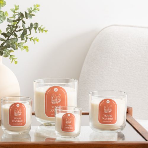 Bougie Parfumée " Floa" Ambre 210g