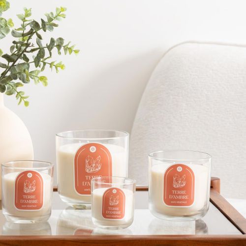 Bougie Parfumée " Floa" Ambre 210g