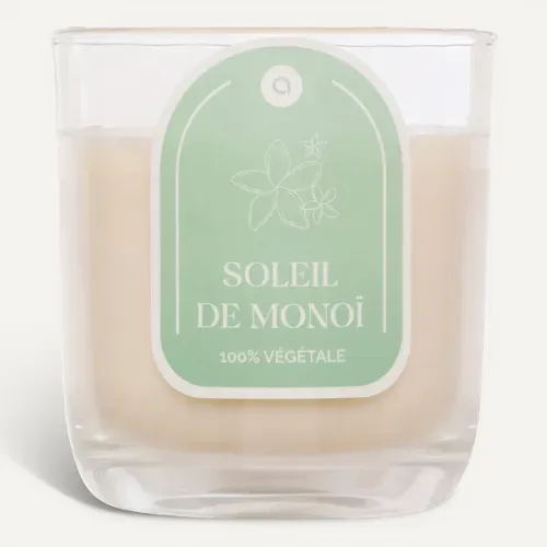 Bougie 210 g FLOA Monoï vue de face