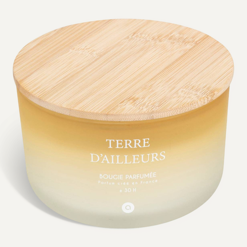 Bougie Parfumée Sana 420g Pot Verre Terre D'ailleurs