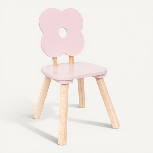 Chaise Enfant "douceur Fleur" 47cm Rose
