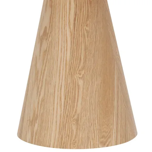 Bout de canapé HERCYNA Imitation chêne et beige vue accessoires