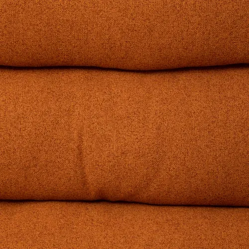 Fauteuil pivotant HARPER tissu terra cotta vue détaillée