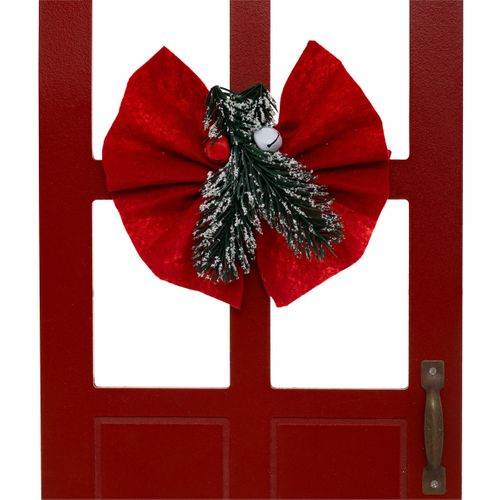 Plaque Suspendue En Bois Argenté “Joyeux Noël” – Déco Murale, Porte Ou Fenêtre – Style Rustique