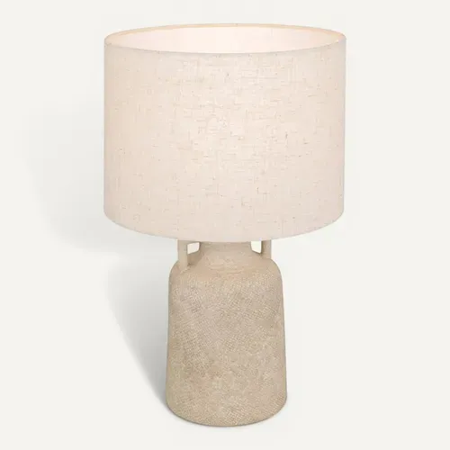 Lampe À Poser Champignon Secteur Gibus Gris H45,5cm