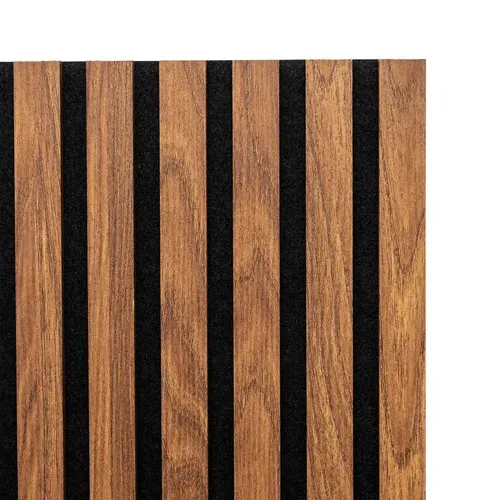 Panneau mural déco 240x60 cm COLVA Marron/Noir vue détaillée