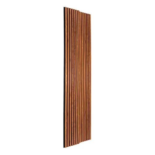 Panneau mural déco 240x60 cm COLVA Marron/Noir vue 3/4