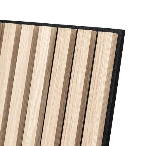 Panneau mural déco 120x60 cm COLVA Naturel/Noir vue détaillée