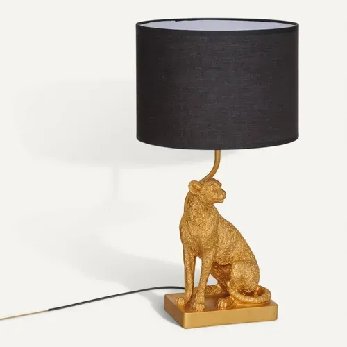 Lampe À Poser Champignon Secteur Gepi Doré H47,5cm