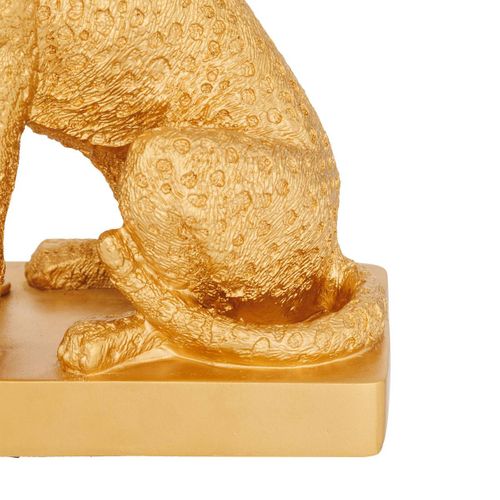 Lampe À Poser Champignon Secteur Gepi Doré H47,5cm