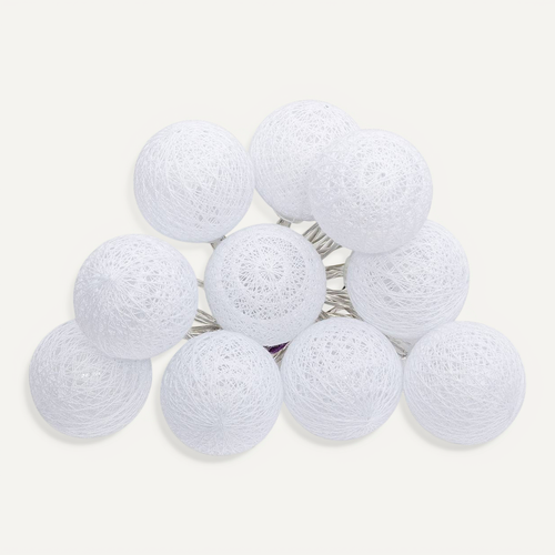 Guirlande LED à Pile "tara" 10 Boules Lumineuses L165cm