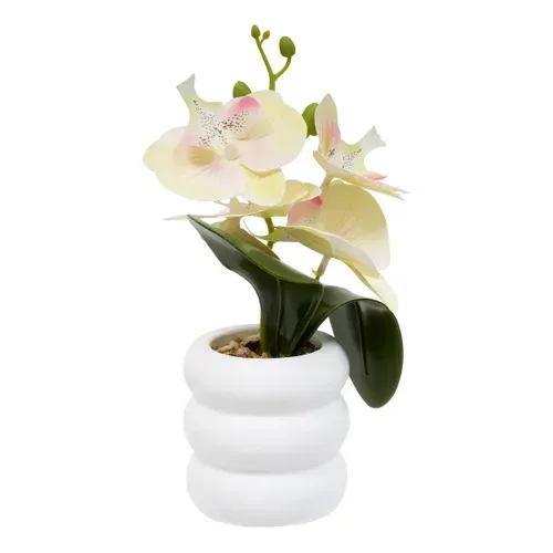 Fleur Artificielle Mick Orchidée H 23 Cm