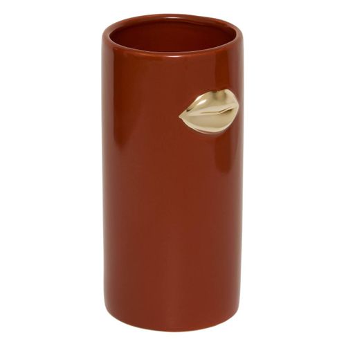 Vase En Céramique Crush H.20cm Beige