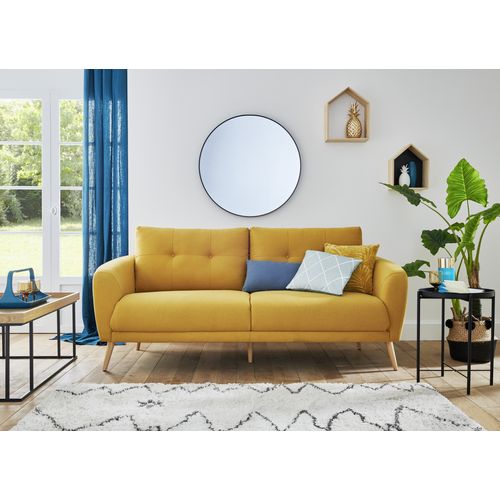 Déco De Noël Arbre Lumineux Palmier Feuilles Dorées 120 LED Blanc Chaud H 120 Cm