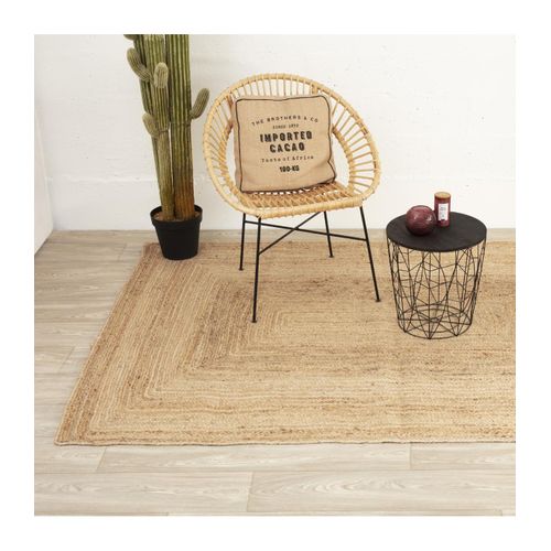 Tapis Décoratif En Jute Naturel 160 X 230 Cm