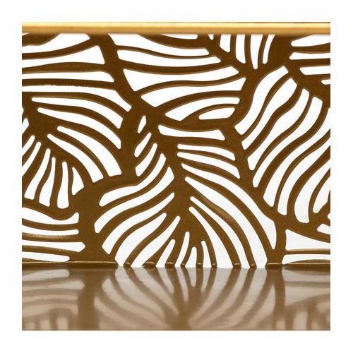 Etagère Murale En Métal Doré 39 X 36 Cm