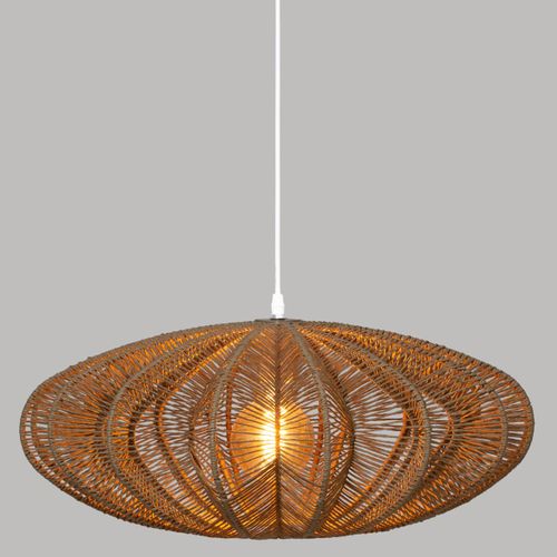 Luminaire Suspension Beige Nature D 57 Cm