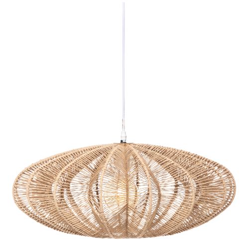 Luminaire Suspension Beige Nature D 57 Cm