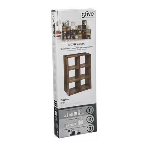 Etagère 6 Cases Mix Indus 5five