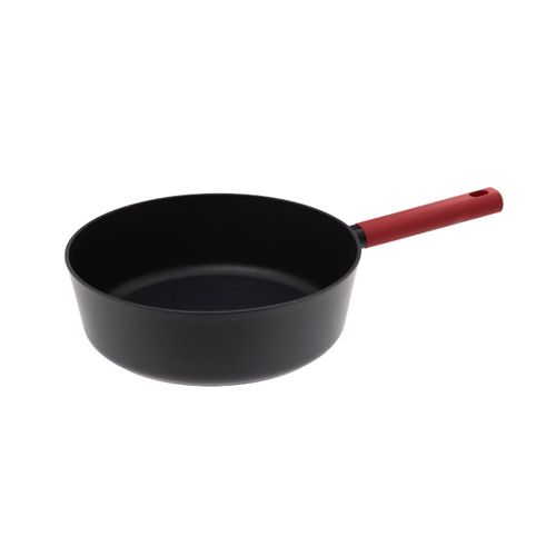 Sauteuse Avec Couvercle En Aluminium Forgé Et Poignée Silicone D 28 Cm Tous Feux Y Compris Induction