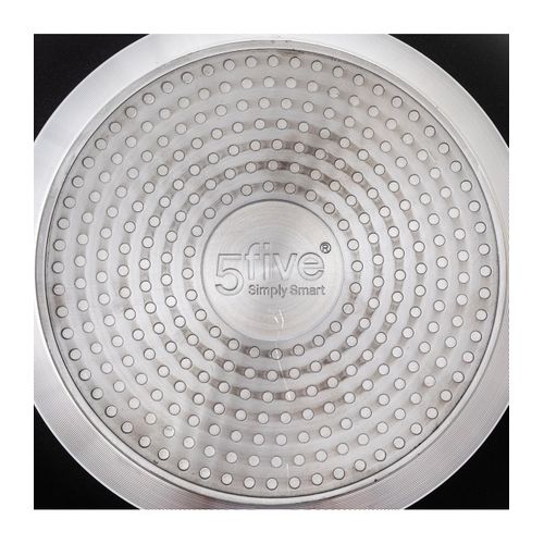 Sauteuse Avec Couvercle En Aluminium Forgé Et Poignée Silicone D 28 Cm Tous Feux Y Compris Induction