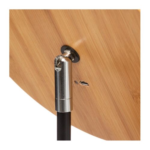 Miroir Pivotant Lumineux à LED En Bambou