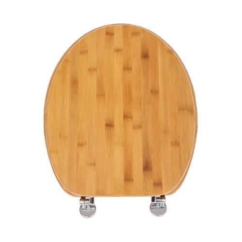 Abattant Wc En Bambou Avec Charnières En Zinc