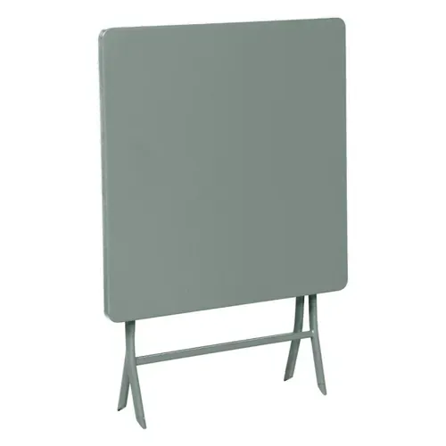 Table carré 2 personnes GREENSBORO Vert olive vue d'ambiance 1