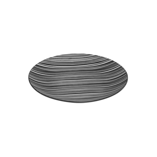 Service De Table 18 Pièces "bohemia Zèbre" 27cm Noir