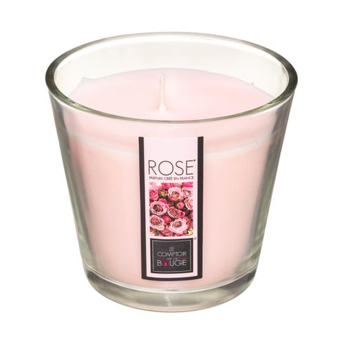Bougie Parfumée Rose Pot En Verre 190 G