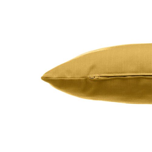 Coussin Déco D'extérieur "korai" Jaune Moutarde 30x50cm En Polyester