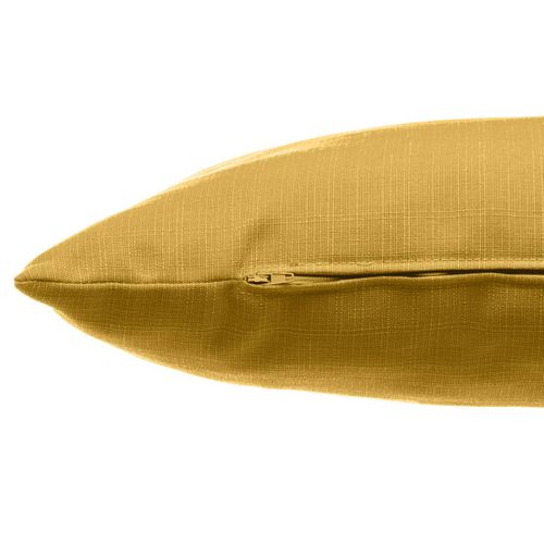 Coussin Déco D'extérieur "korai" Jaune Moutarde 30x50cm En Polyester