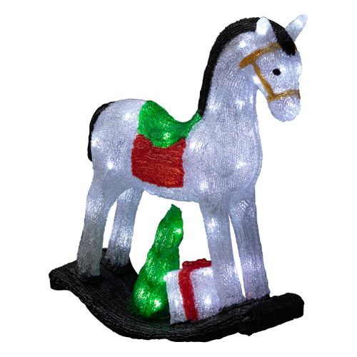 Cheval à bascule LED H. 50 cm  Multicolore