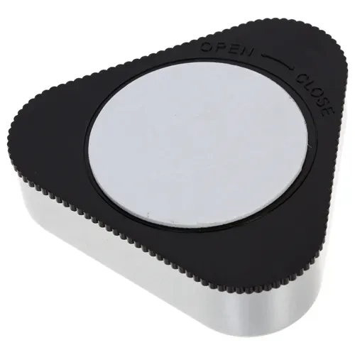 Lot de 3 spots LED à piles - Argenté vue de profil