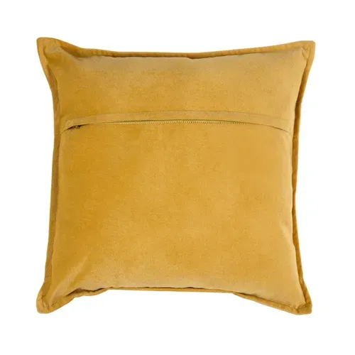 Coussin Déhoussable Ocre 45 X 45 Cm