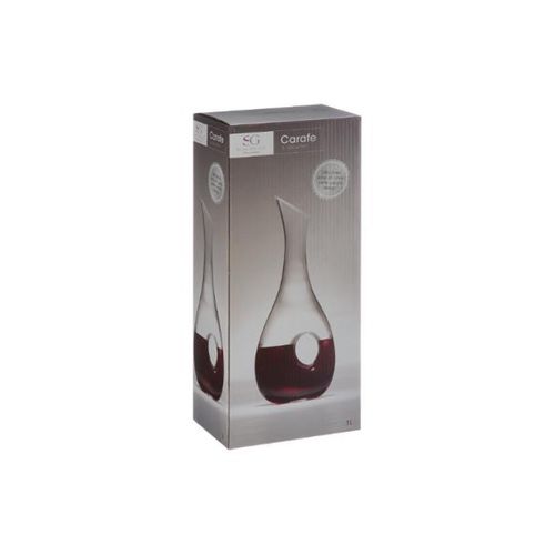 Carafe Design En Verre "goutte" 1l Transparent