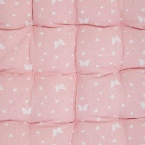 Matelas De Sol Enfant Coussin En Coton Rose 60 X 120 Cm