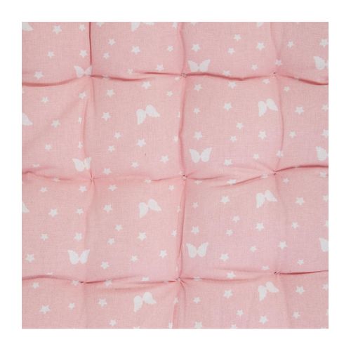 Matelas De Sol Enfant Coussin En Coton Rose 60 X 120 Cm