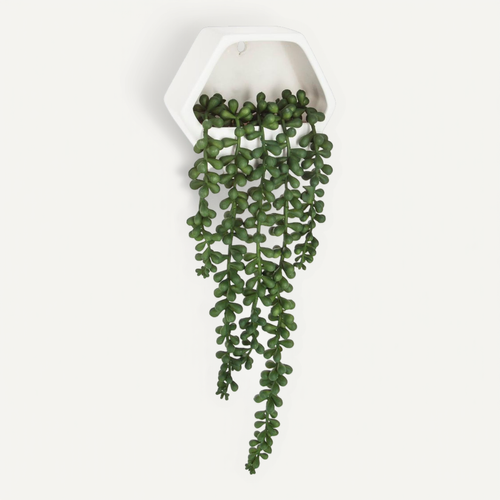 Plante Artificielle Tombante à Suspendre H 45 Cm