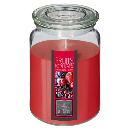 Bougie Parfumée Pot Verre Avec Couvercle 510 G