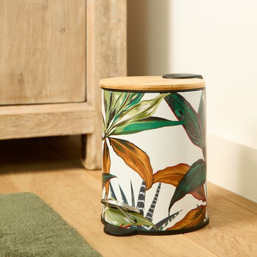 Poubelle salle de bain 3L PALAWAN Multicolore vue d'ambiance 1
